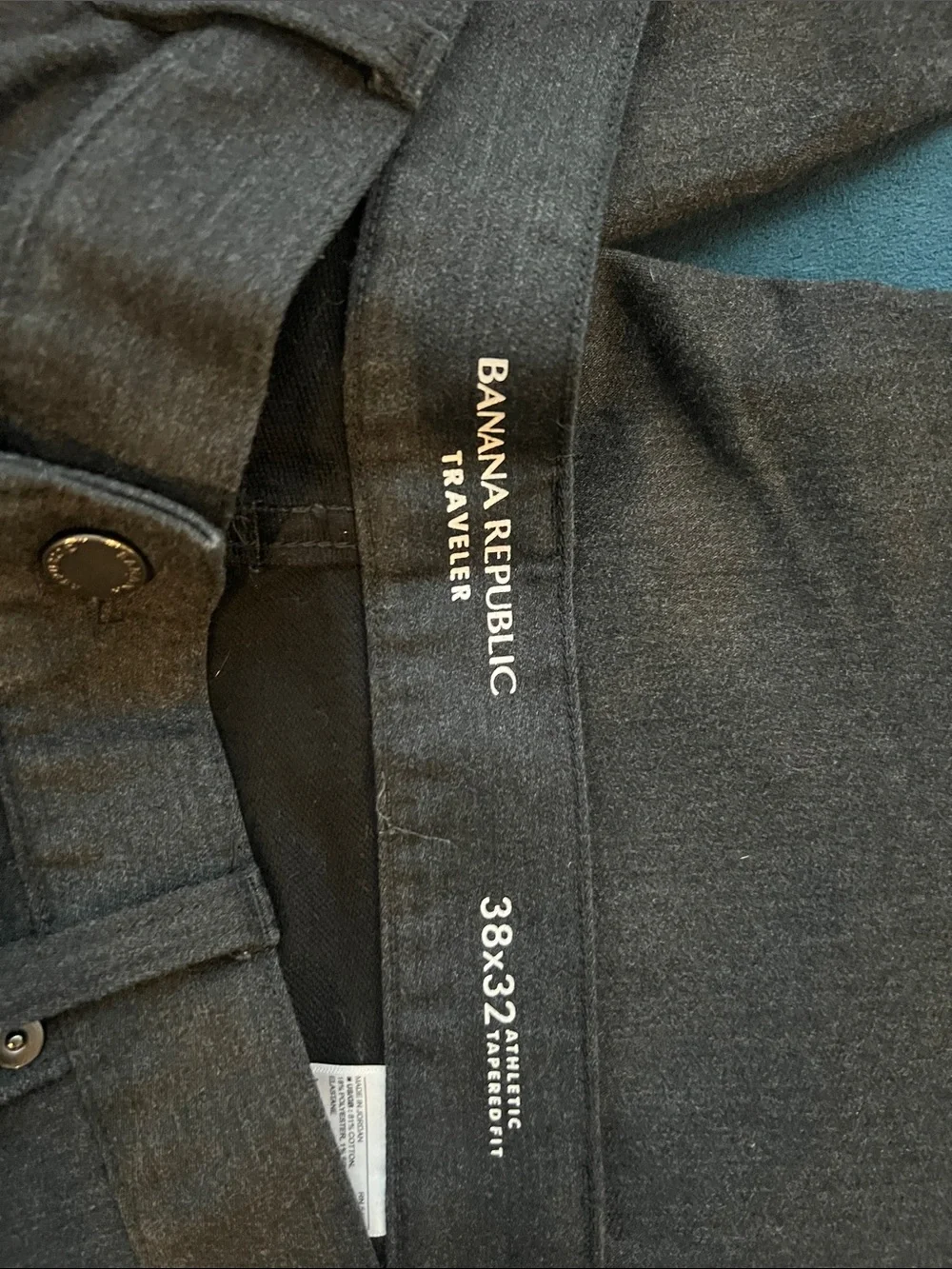 Banana Republic Men's Slim Straight Jeans - Charcoal Black